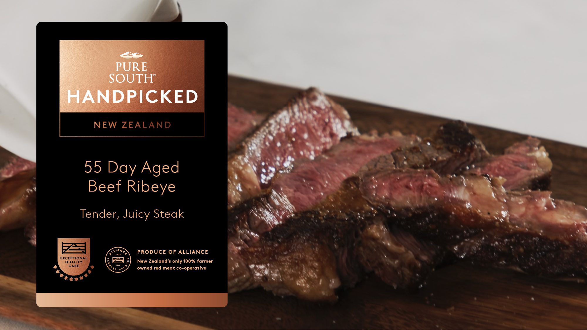 Beef Ribeye Tender, Juicy Steak