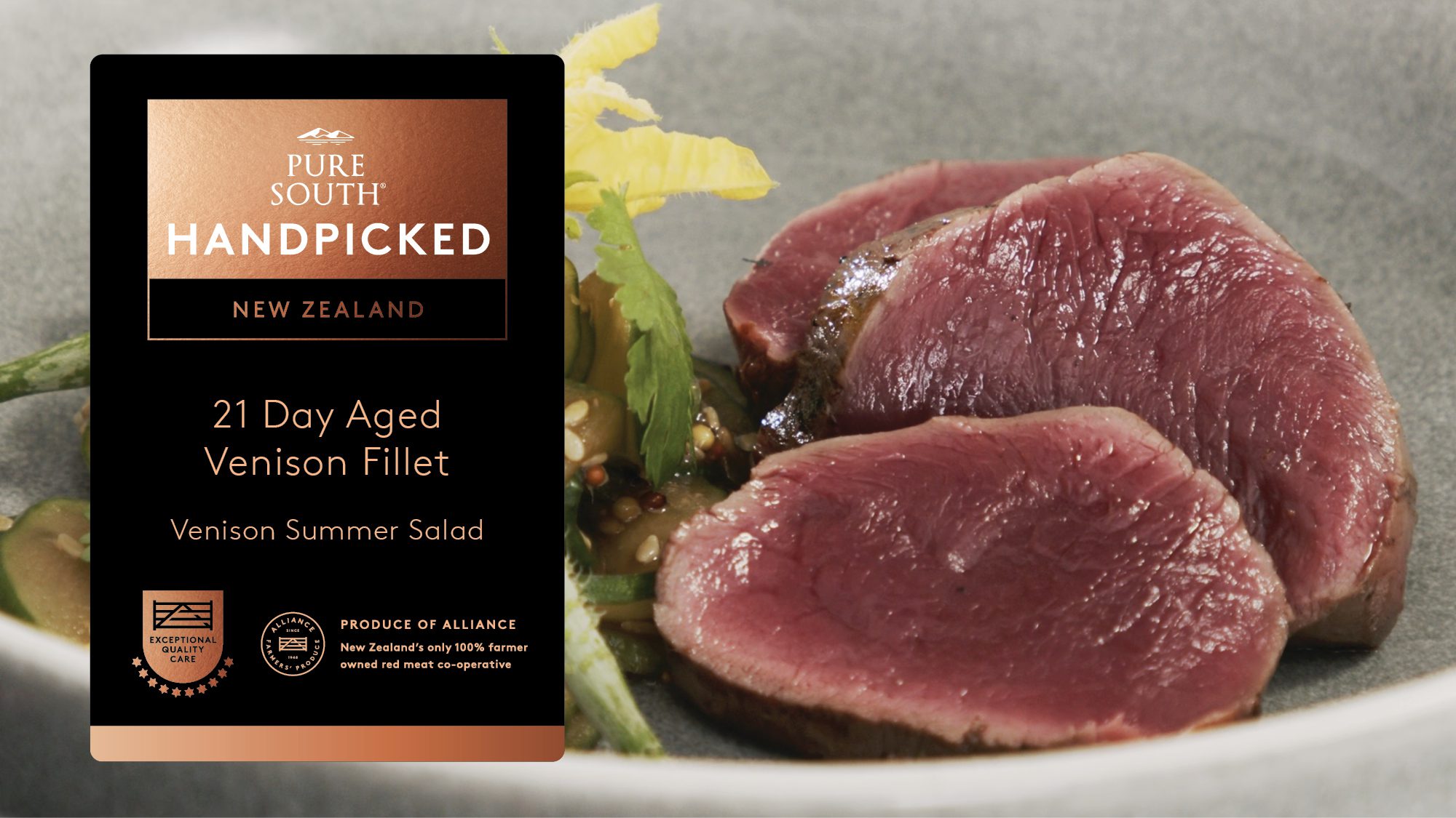 Venison Fillet With Summer Salad