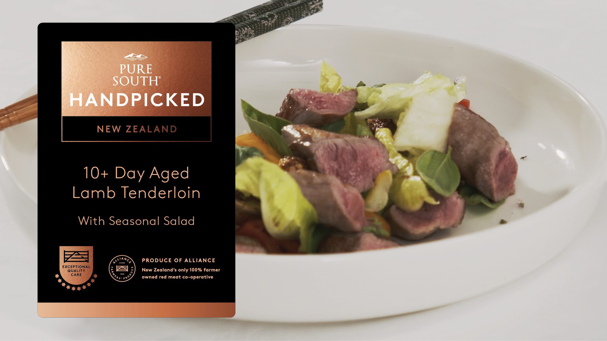 Lamb Tenderloin With Seasonal Salad