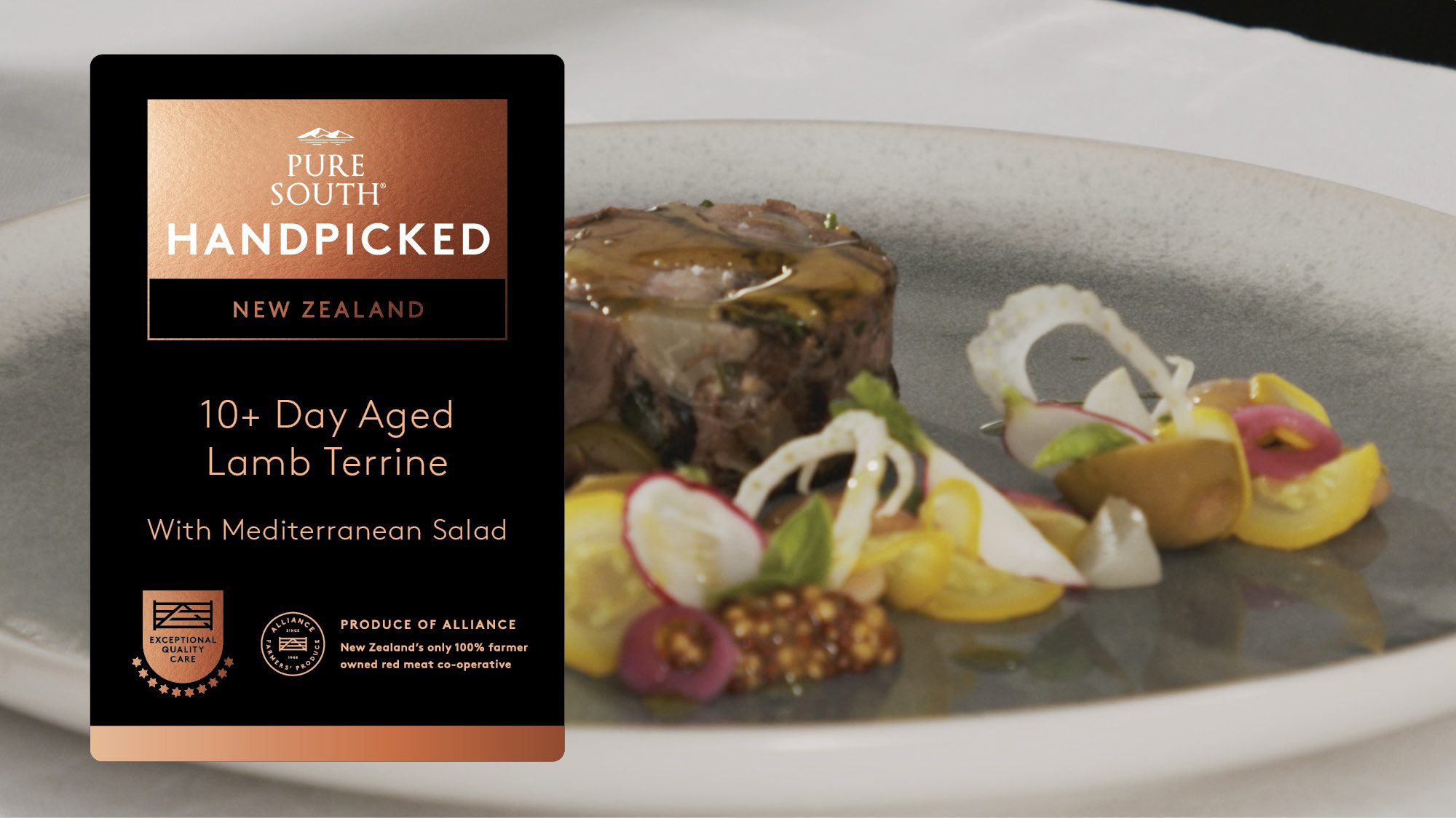 Lamb Terrine With Mediterranean Salad