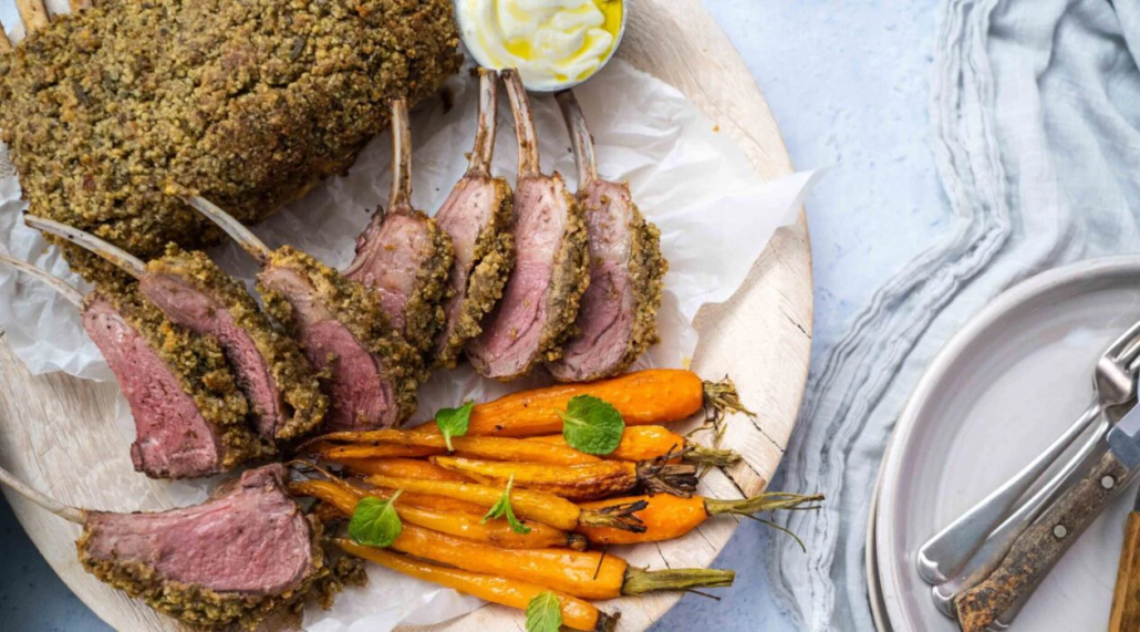 Walnut Herb Crusted Lamb RacksHero2LR scaled e1606778942650